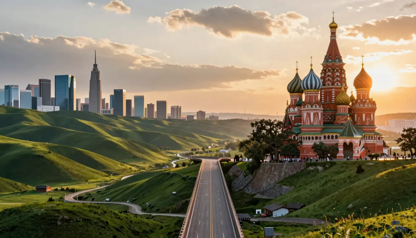 A symbolic illustration of a bridge connecting a beautiful K...