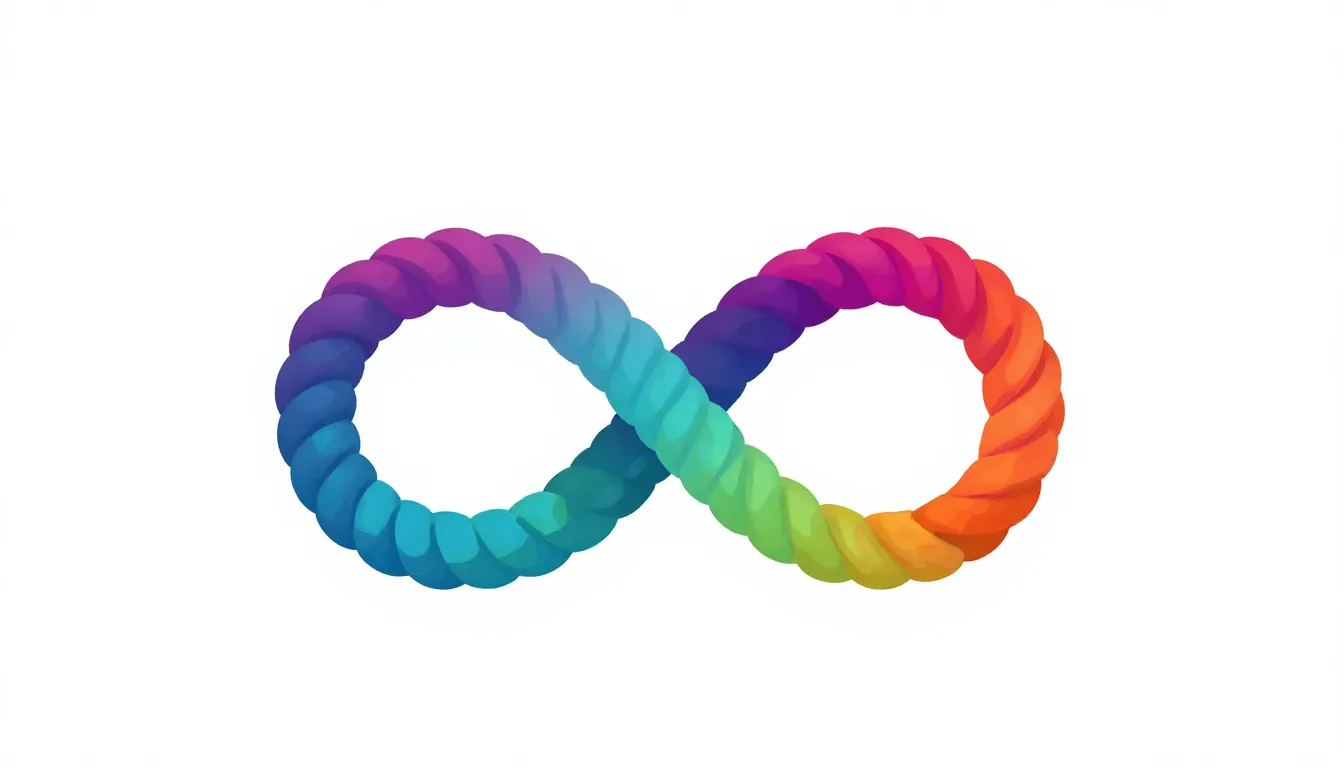 Modern logo for a corporate team-building event, two intertw...