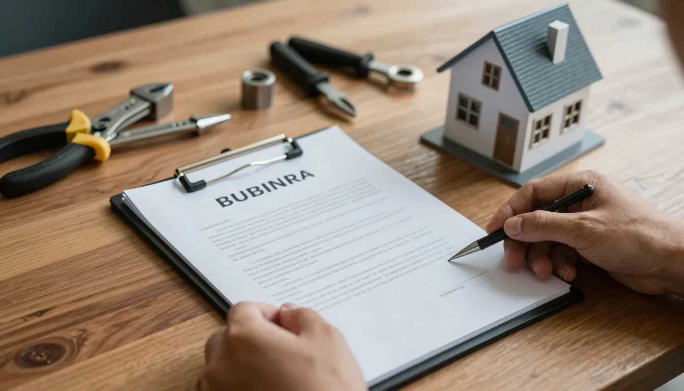 A person's hands confidently holding a business contract on ...