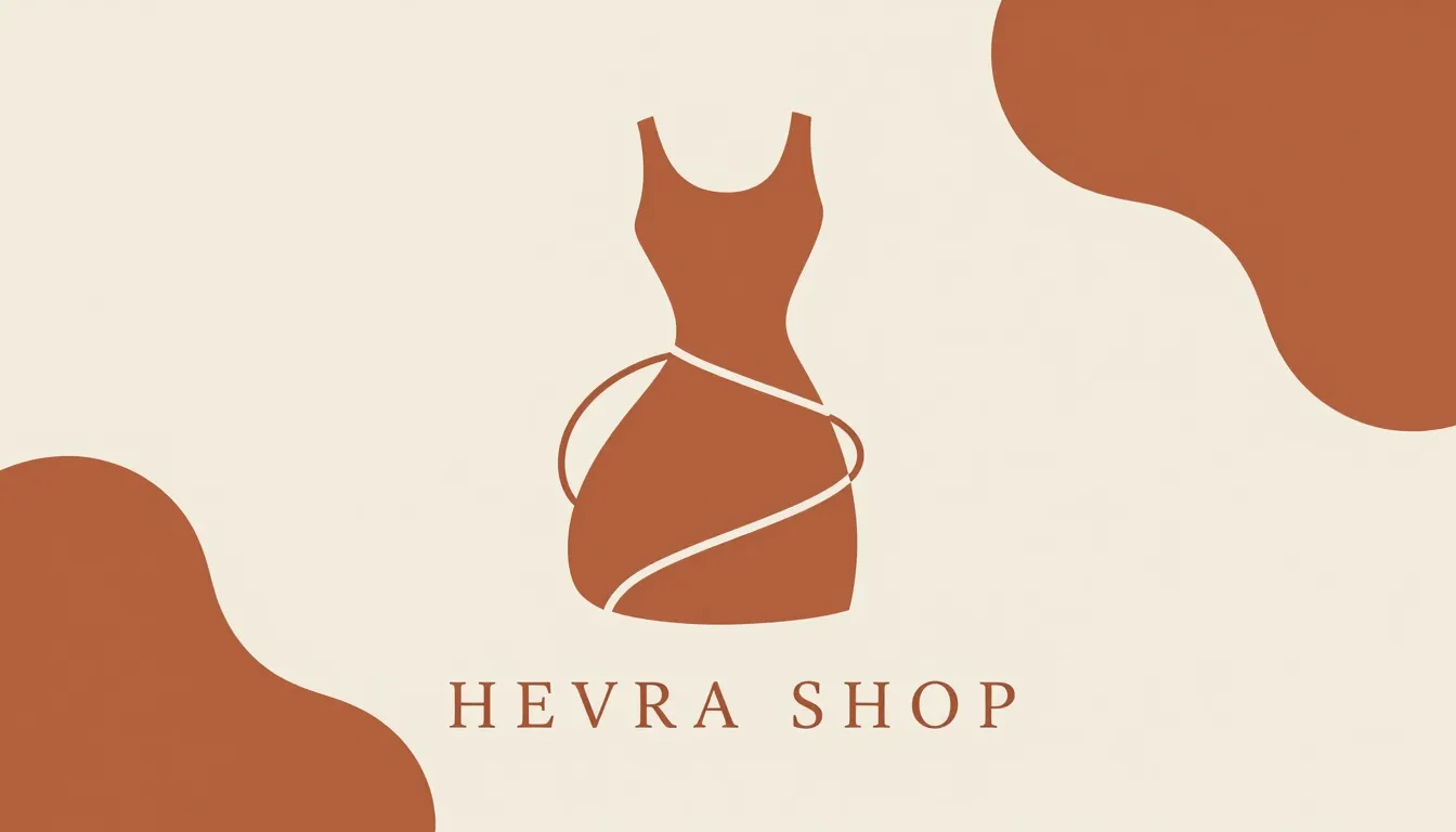 Abstract logo for a clothing store, a single continuous line...