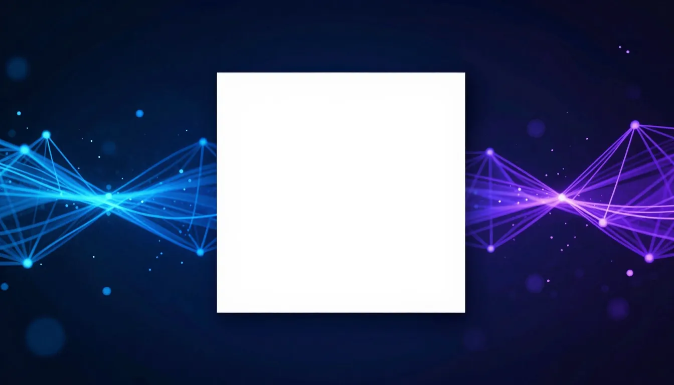 Professional banner for digital services, futuristic backgro...