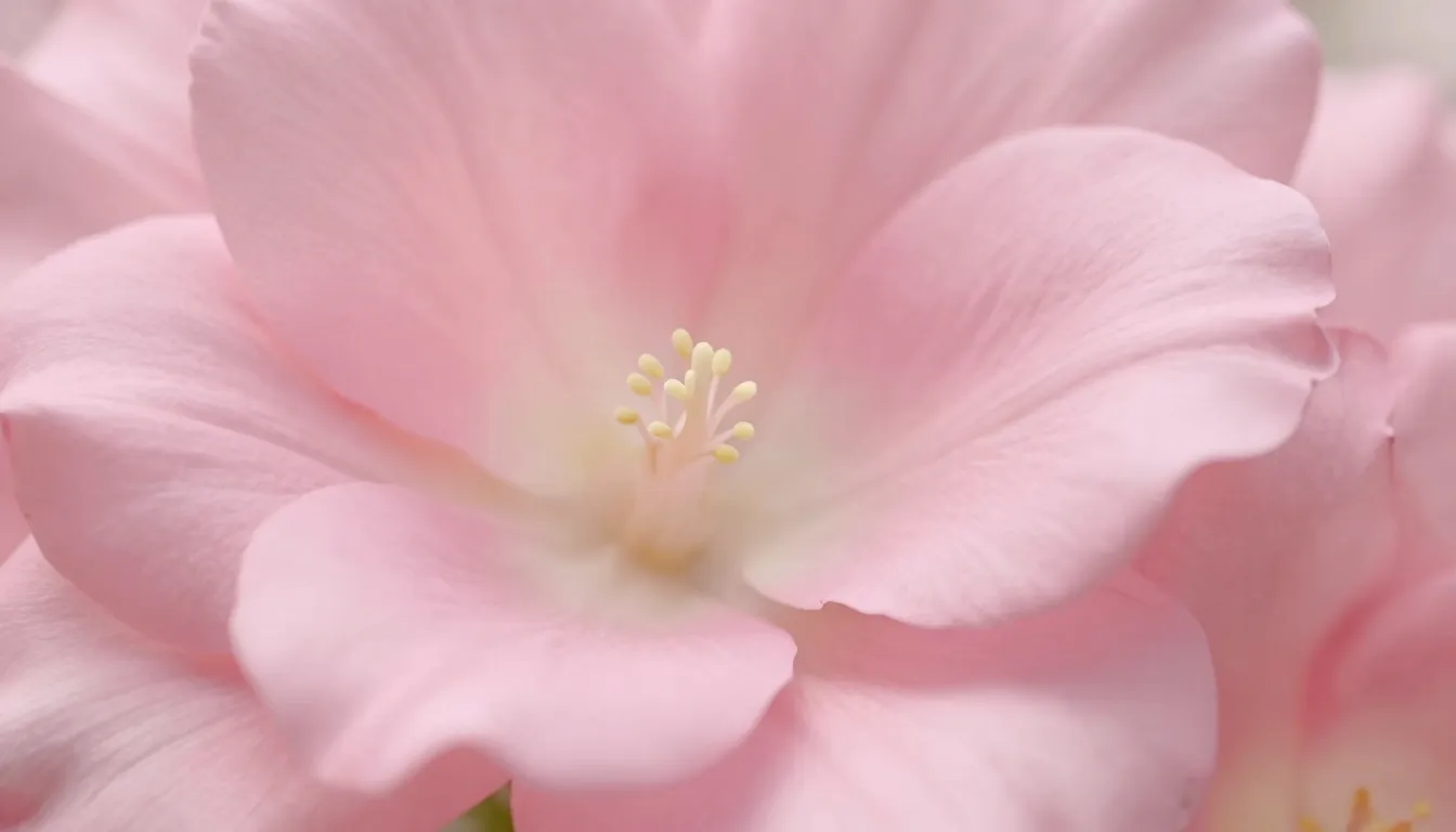 Abstract artistic representation of soft pink flower petals,...