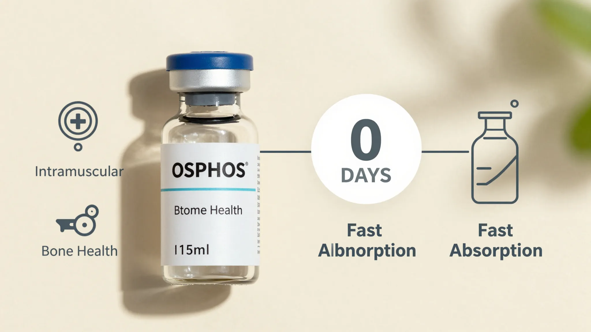 Detailed infographic for OSPHOS by Dechra. Light pleasant ae...