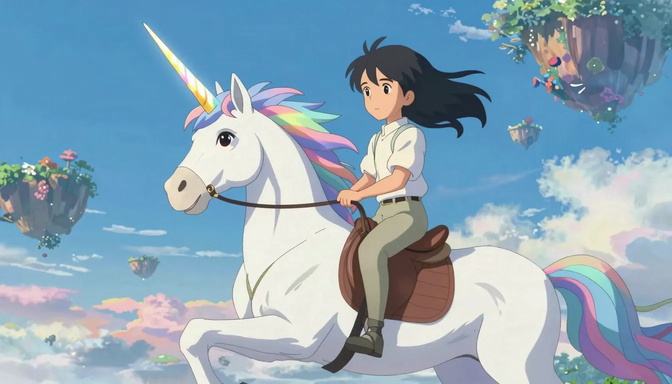 High-quality anime style illustration, a young person with e...