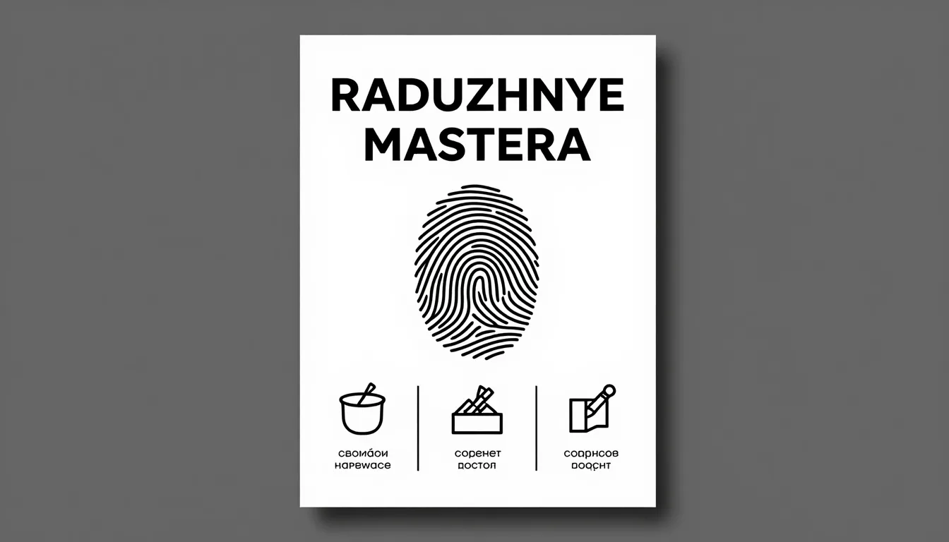 Graphic design of a vertical flyer, minimalist style, black ...