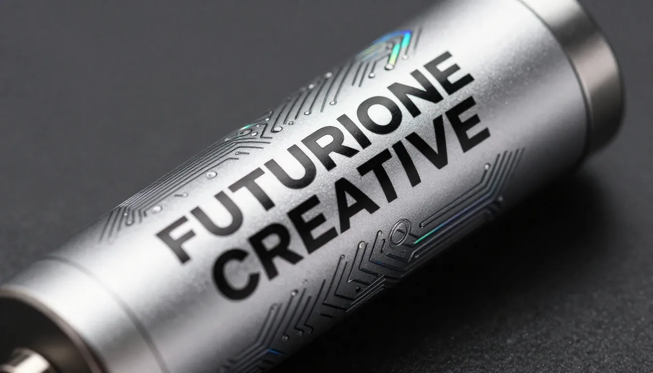 Product design for a creative tech kit in a metallic silver ...