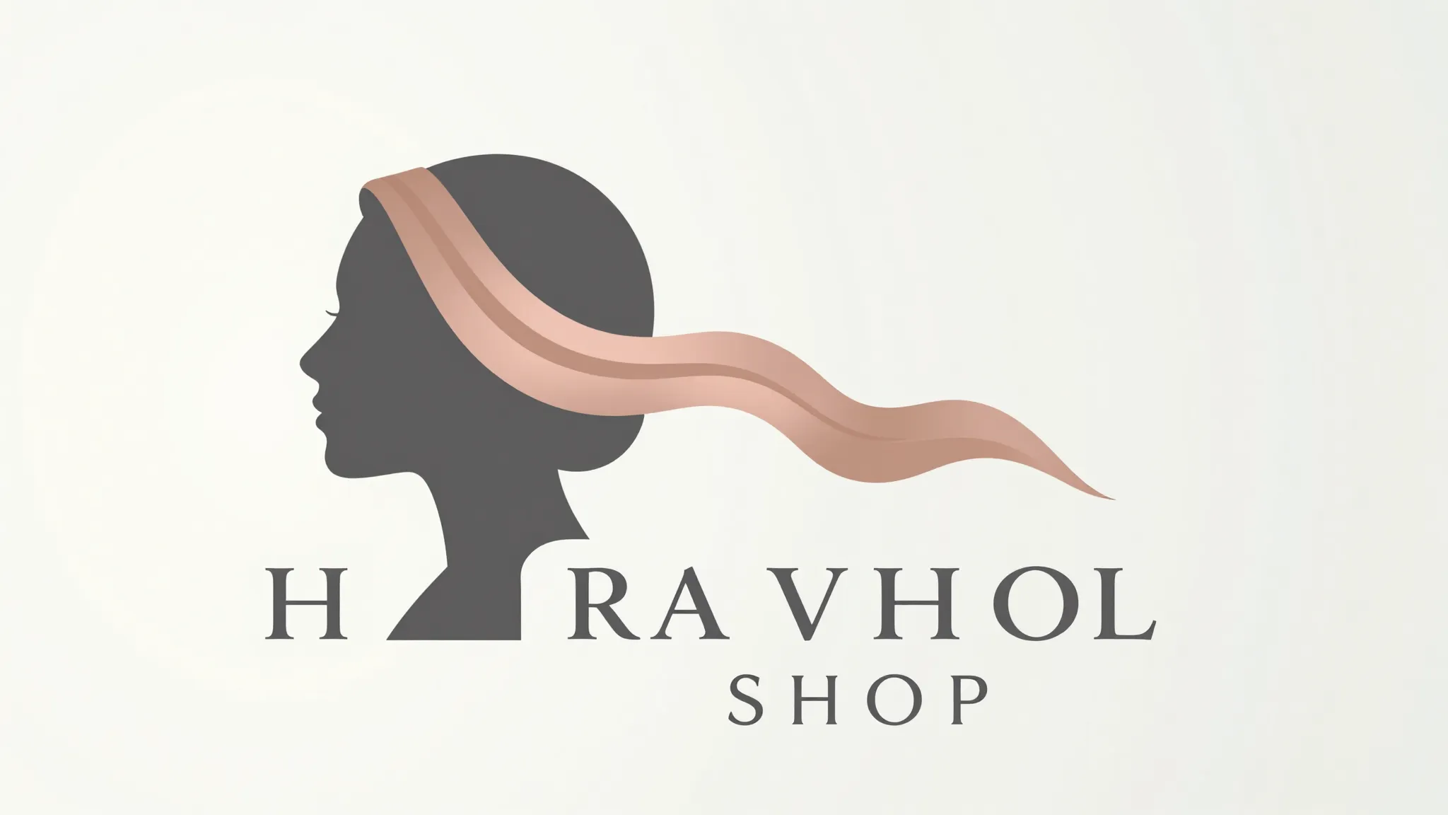Minimalist logo for a women's fashion boutique, a stylized f...
