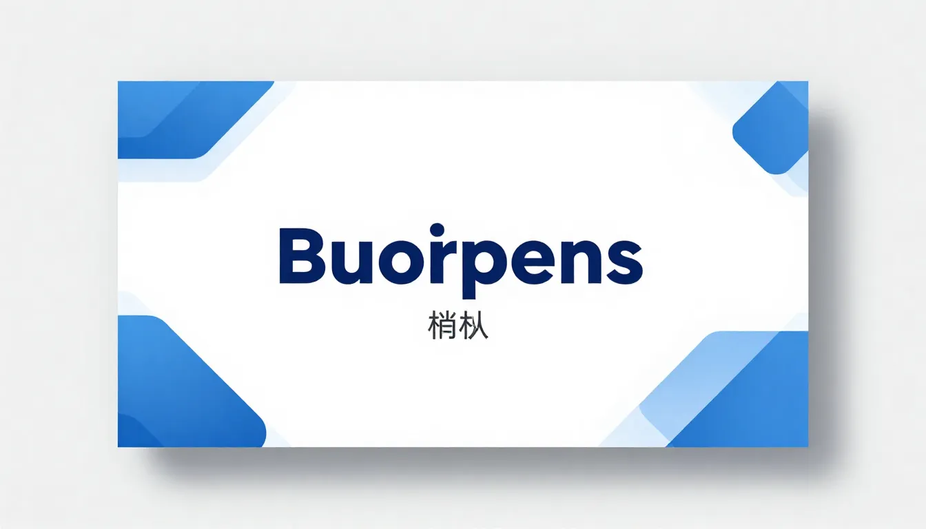 Professional business presentation template, clean white bac...