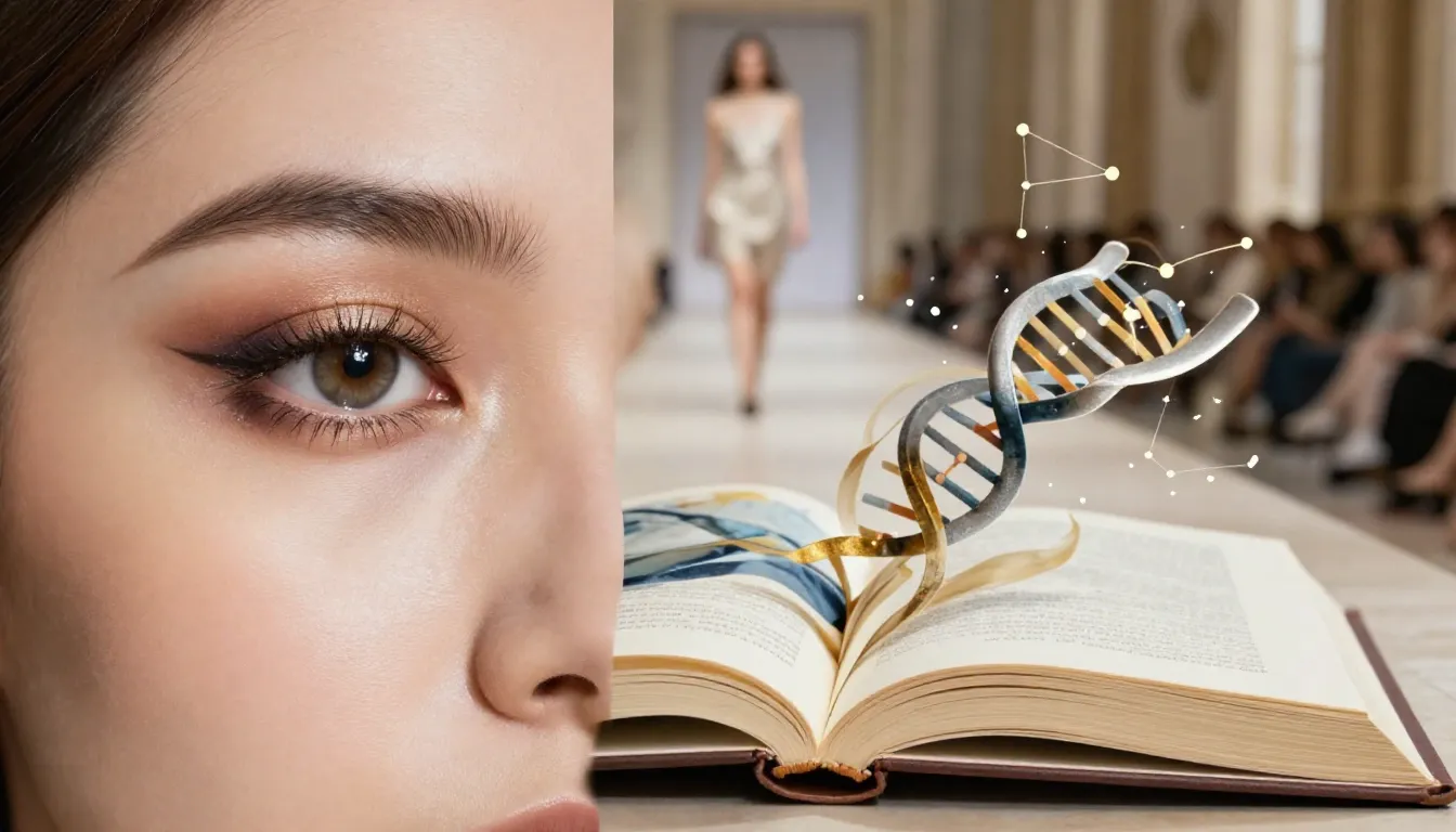 A sophisticated collage for a VK profile cover. On one side,...