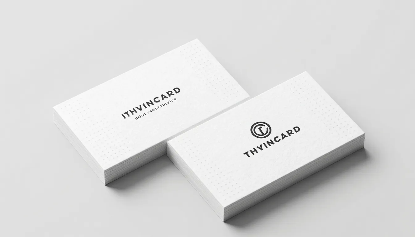 Modern business card design for a data visualization expert,...