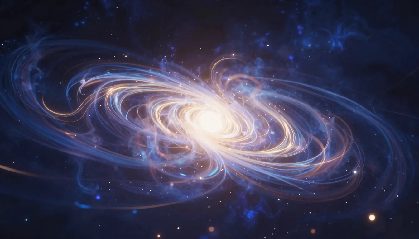 An abstract cosmic masterpiece of a soul's essence. A centra...
