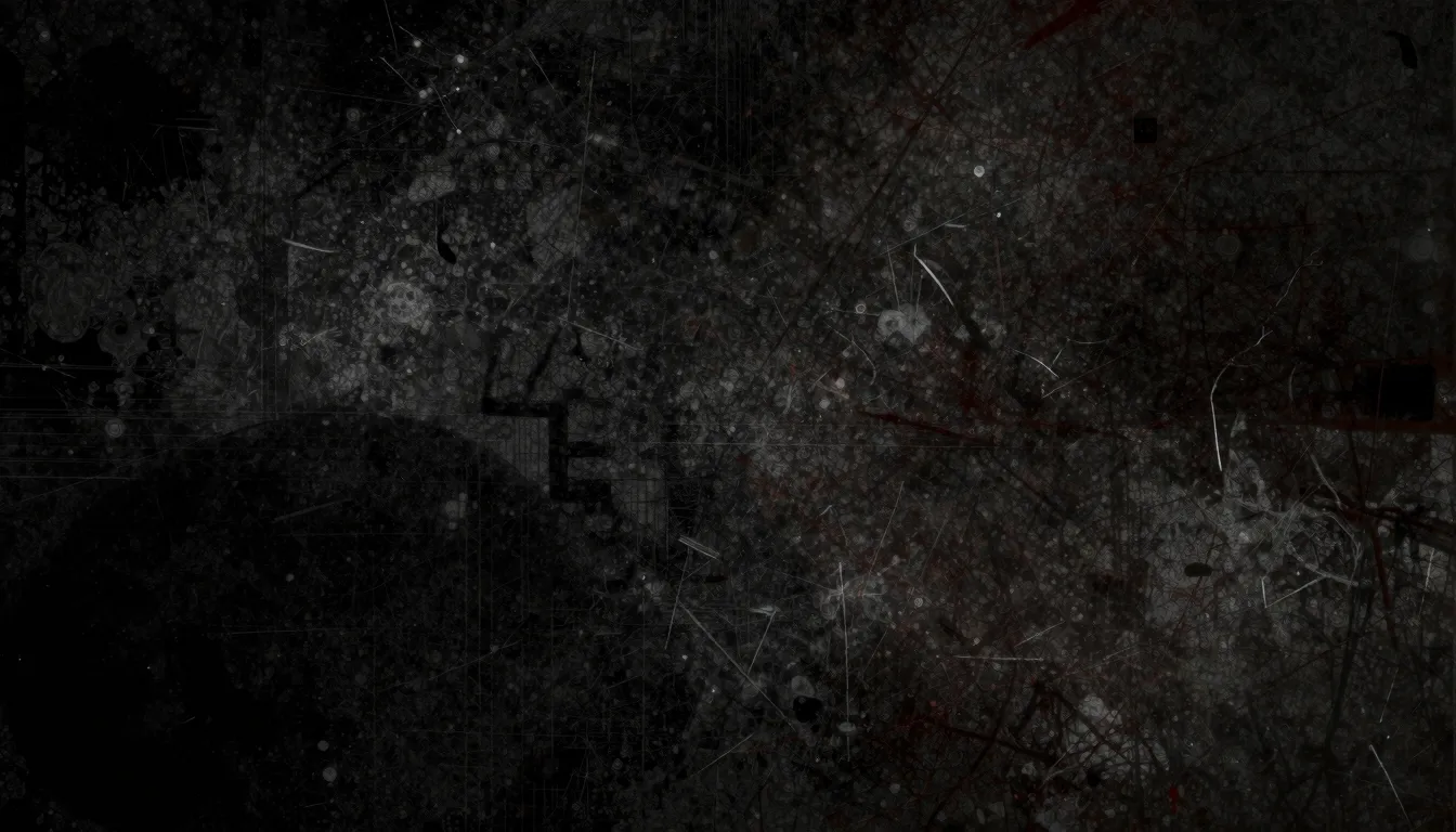 Dark grunge aesthetic background, distorted analog textures,...