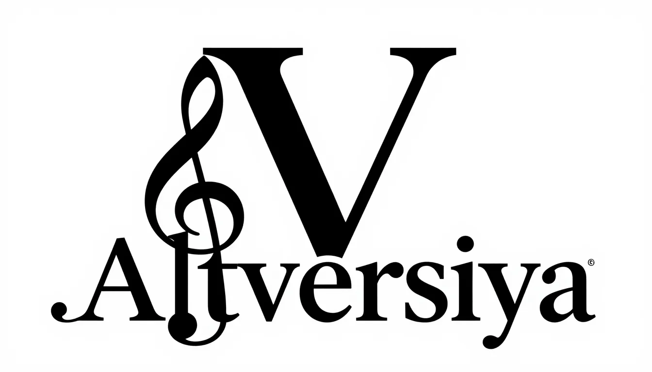 Graphic logo for 'AltVersiya'. The capital letter 'V' is art...