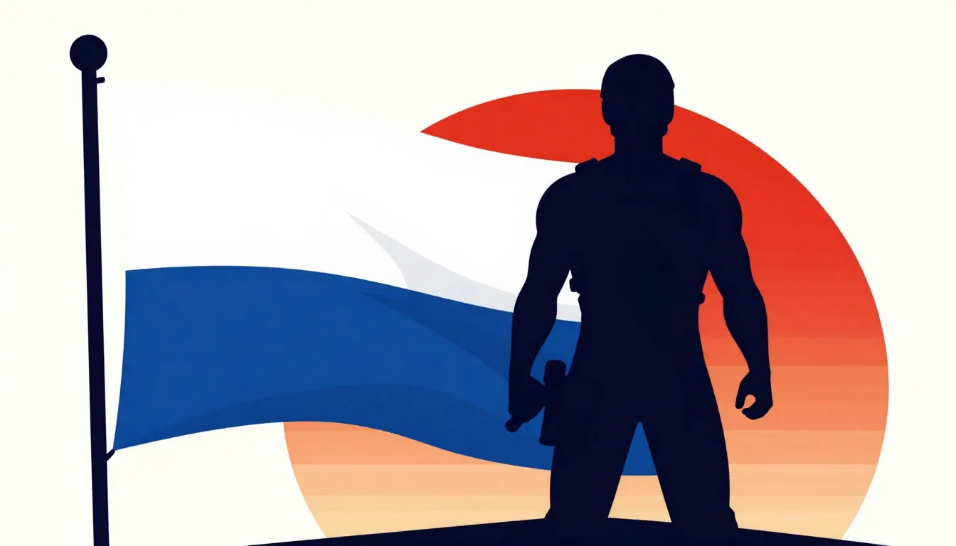 A stylized illustration for a greeting card. A silhouette of...