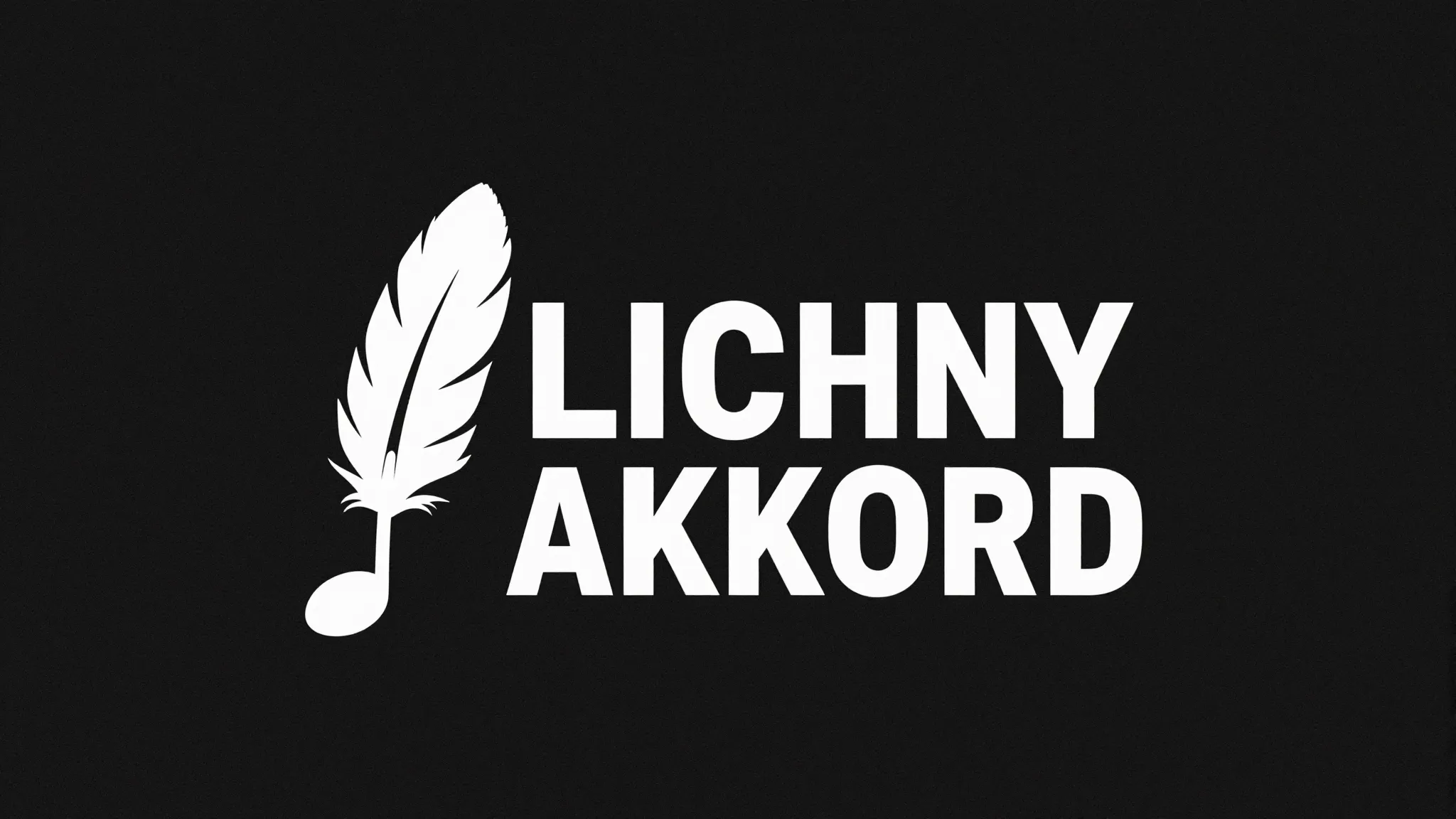 Minimalist logo for a music brand, a stylized phoenix feathe...