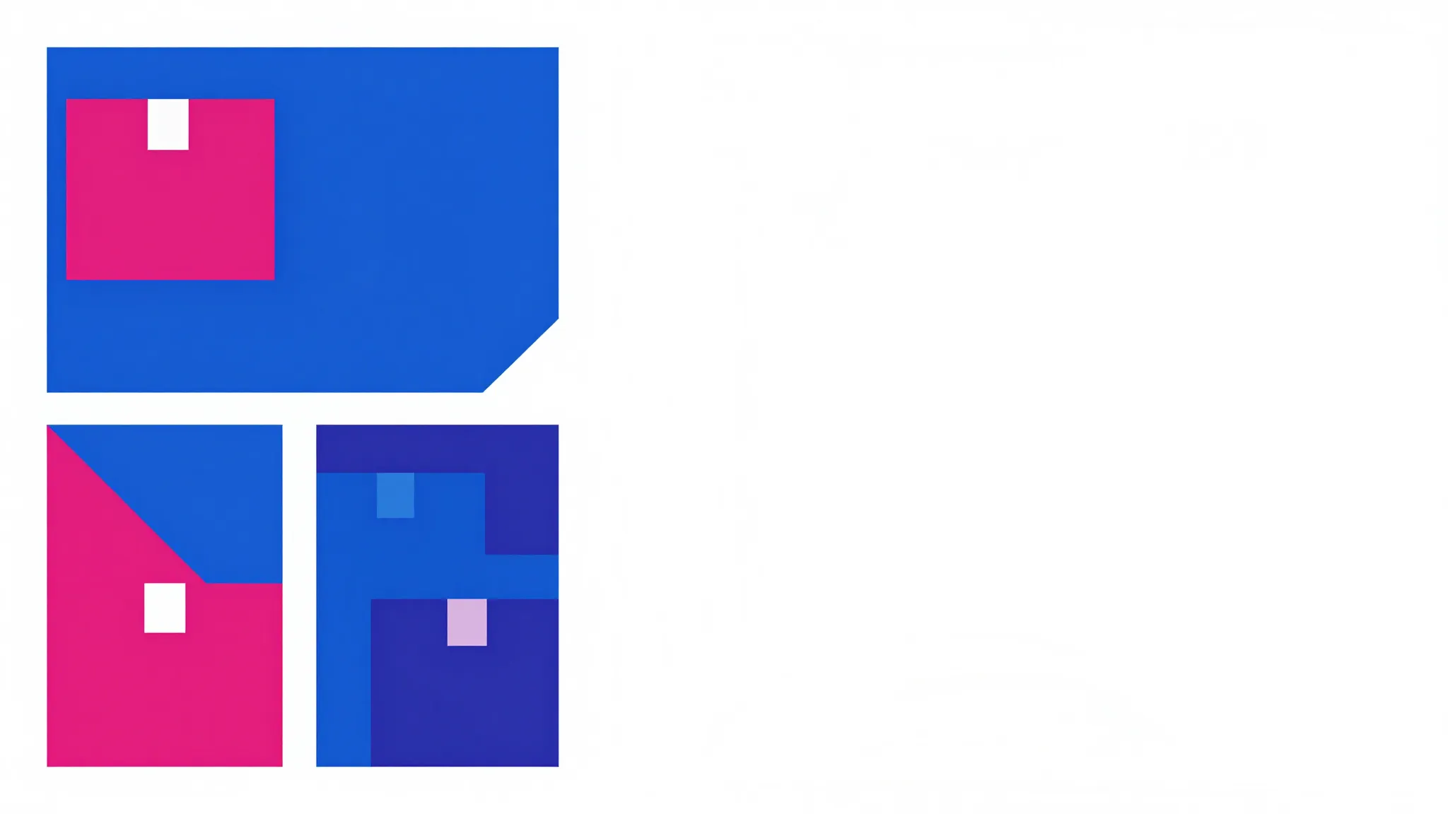 Minimalist poster design for a delivery service, bright blue...