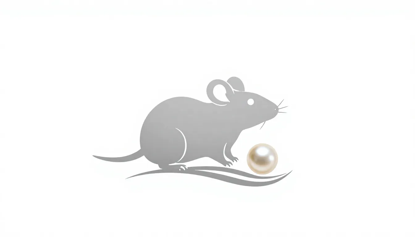 Minimalist logo design for a rat nursery, a stylized silhoue...