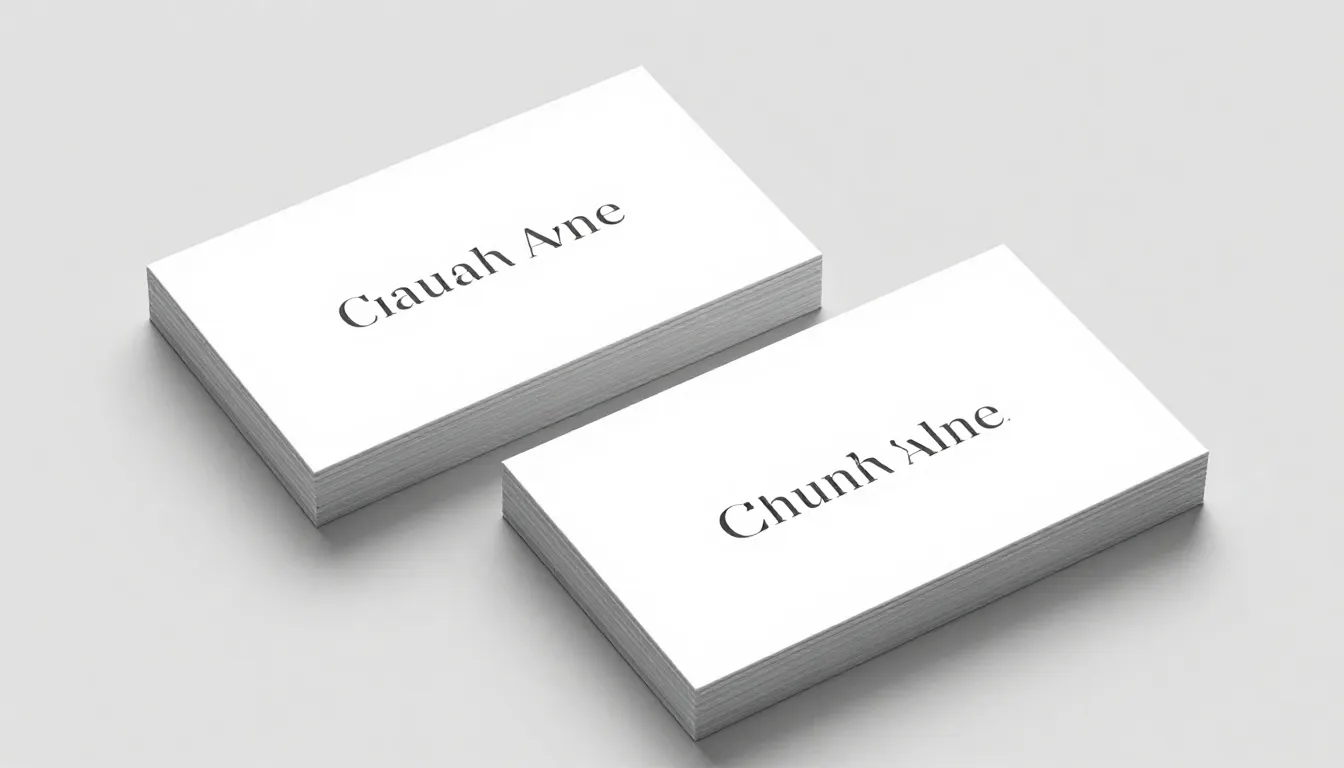 Professional and modern business card design template, minim...