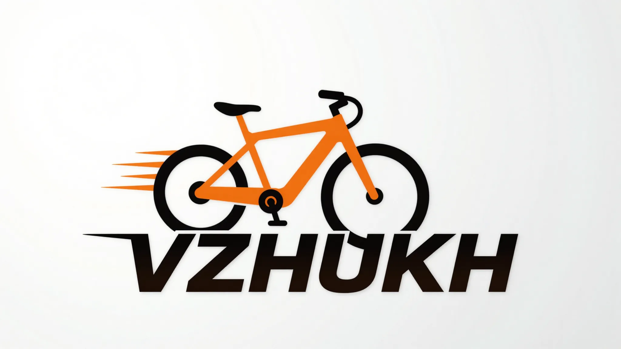 Minimalist logo design for a brand named 'VZHUKH', featuring...