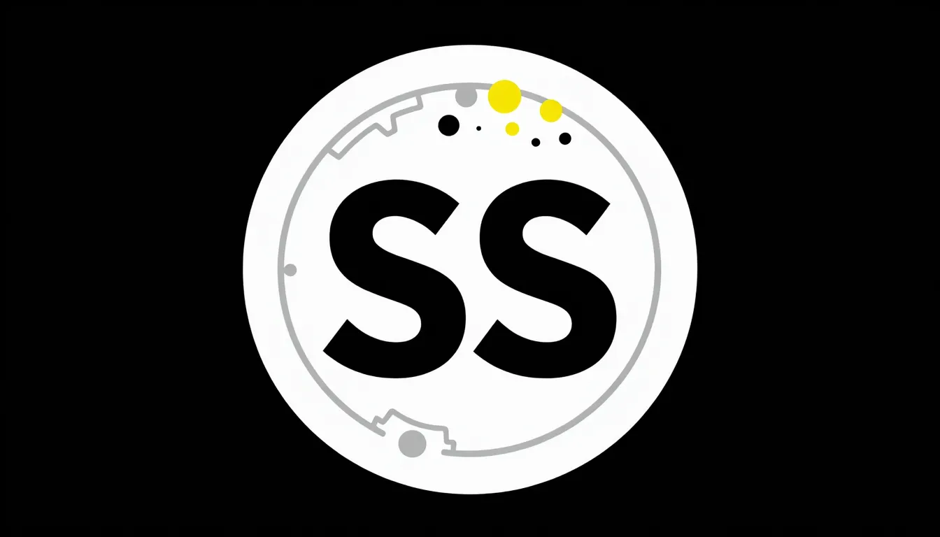 Modern logo for a printing company, initials 'SS' integrated...
