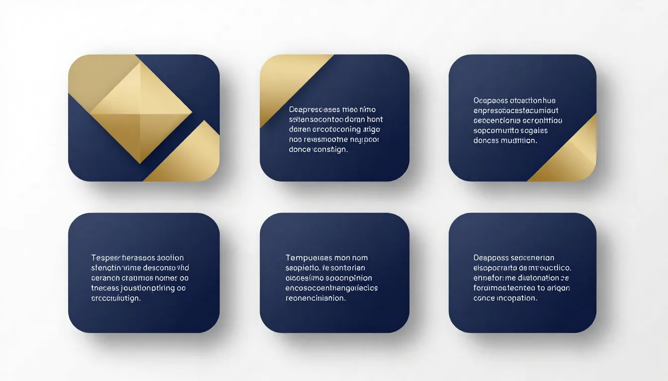 A luxury minimalist infographic design template, abstract ge...