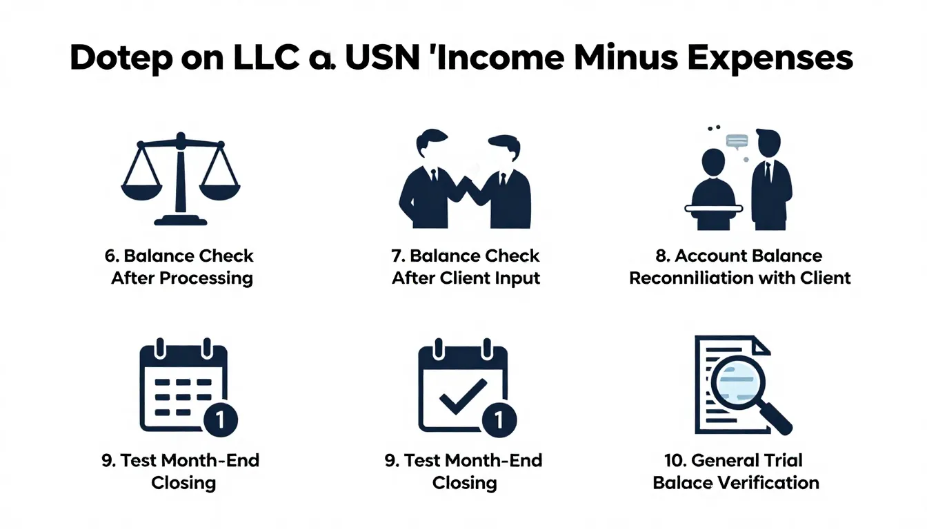 A visual representation of the next five steps of an outsour...