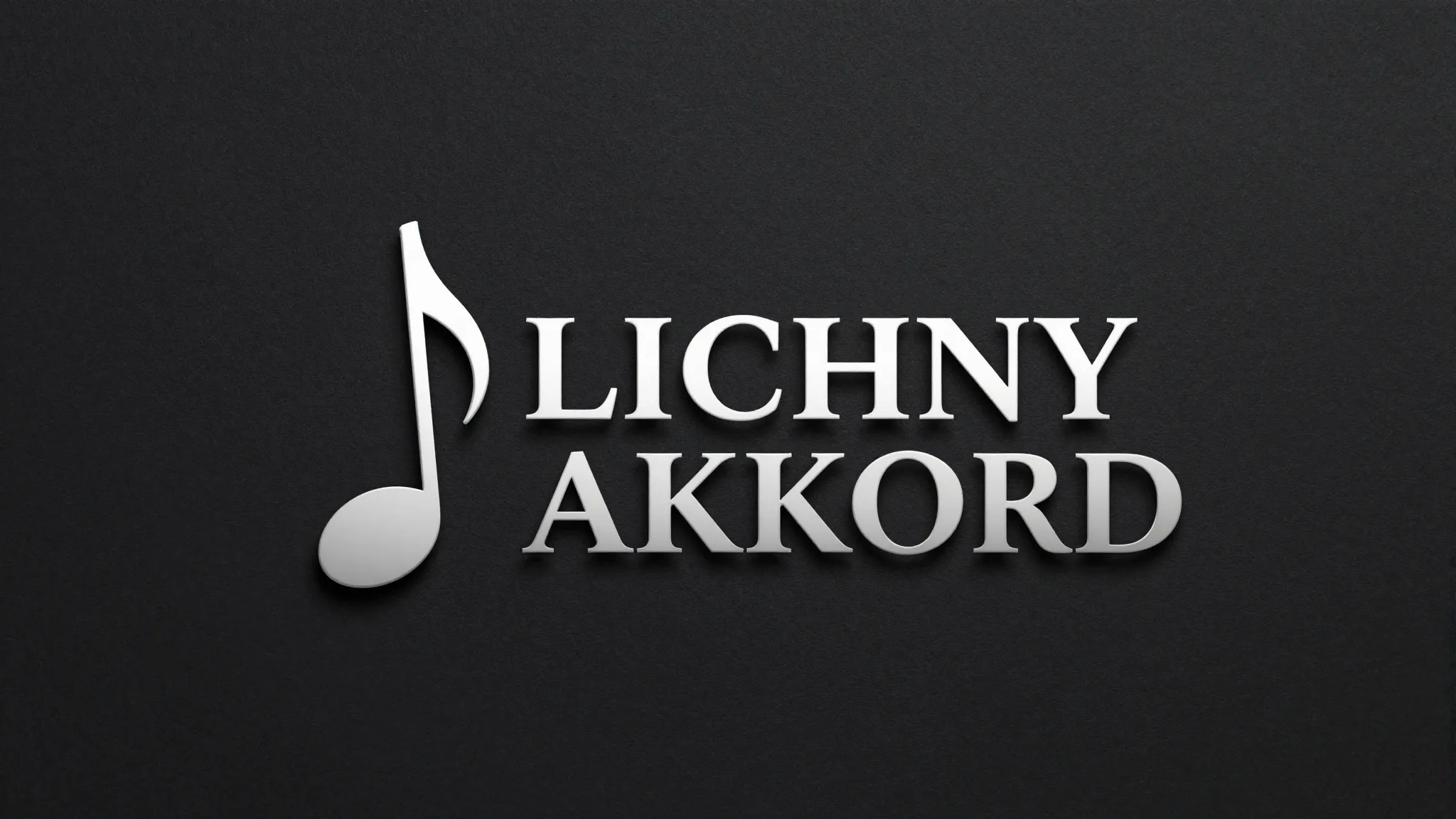 A minimalist and modern logo design on a dark textured backg...