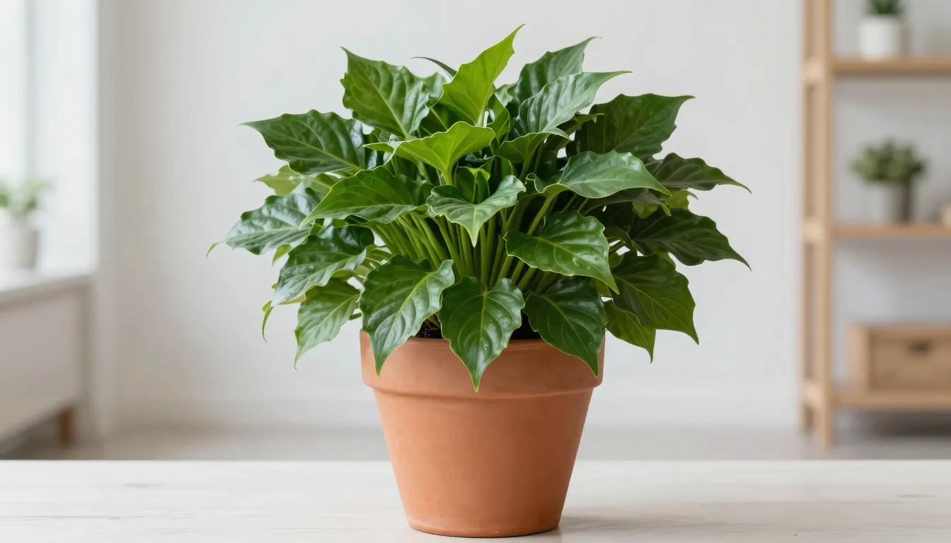 Large lush Callisia Repens plant in a terracotta pot, 21cm d...