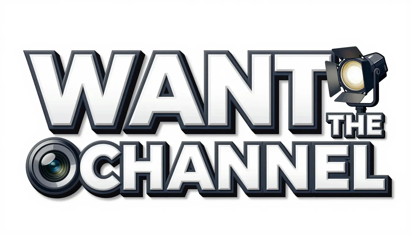 A high-quality logo for a reality show titled 'WANT TO THE C...