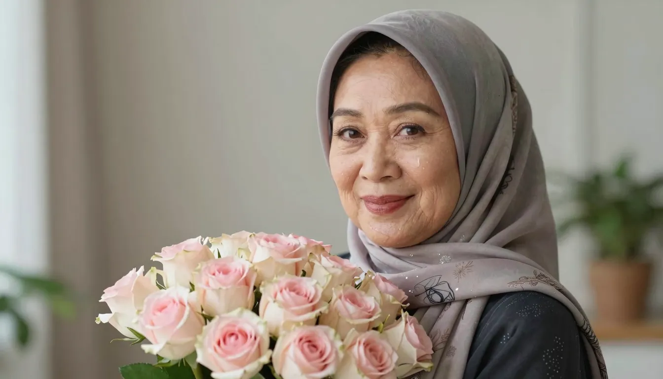 A sophisticated 49-year-old woman with a beautiful tradition...