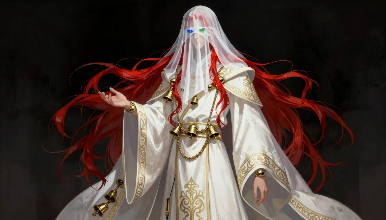 Detailed digital illustration of a tall masculine Grim Reape...