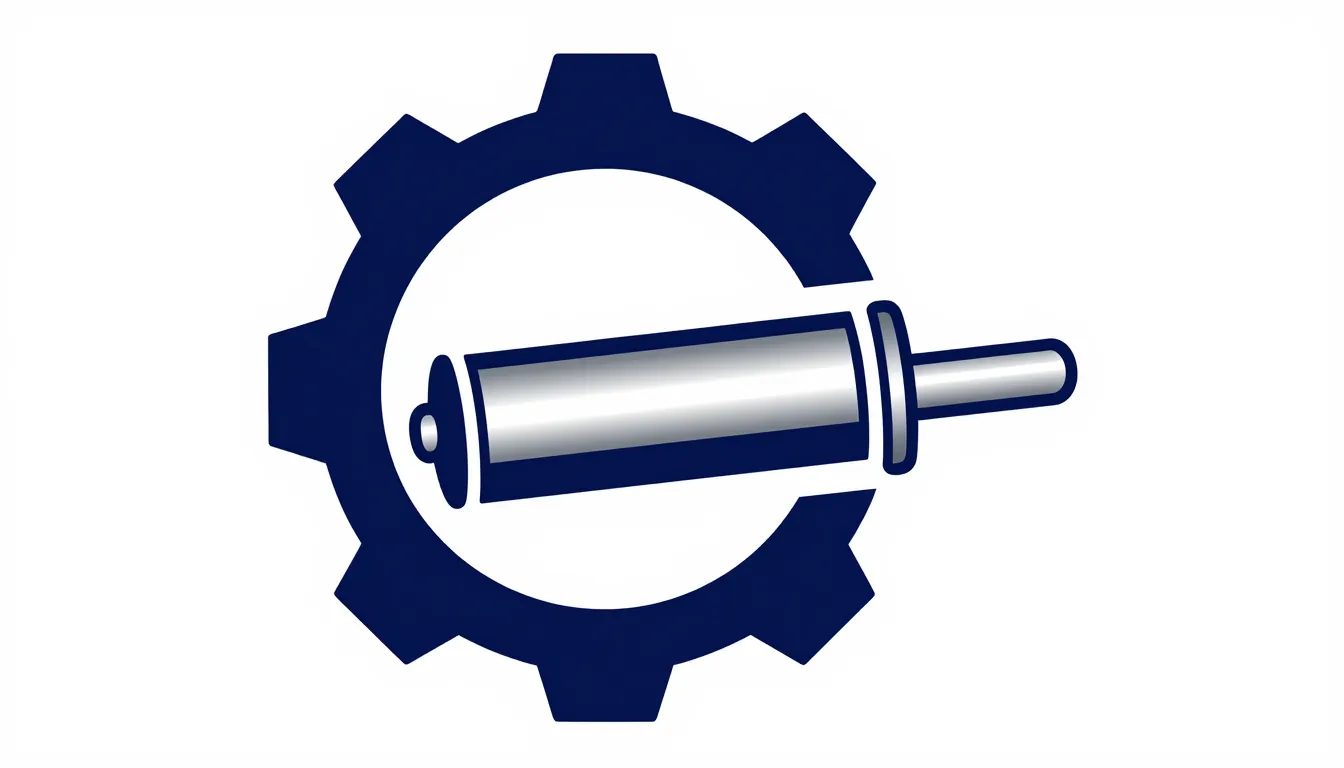 Professional logo design, a stylized gear icon integrated wi...
