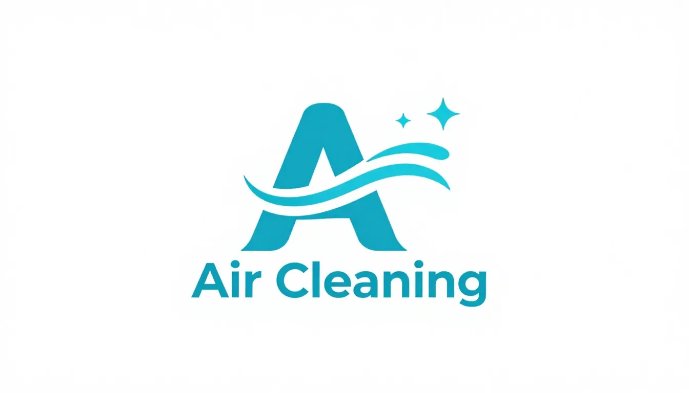 Minimalist professional logo for a cleaning company named 'A...