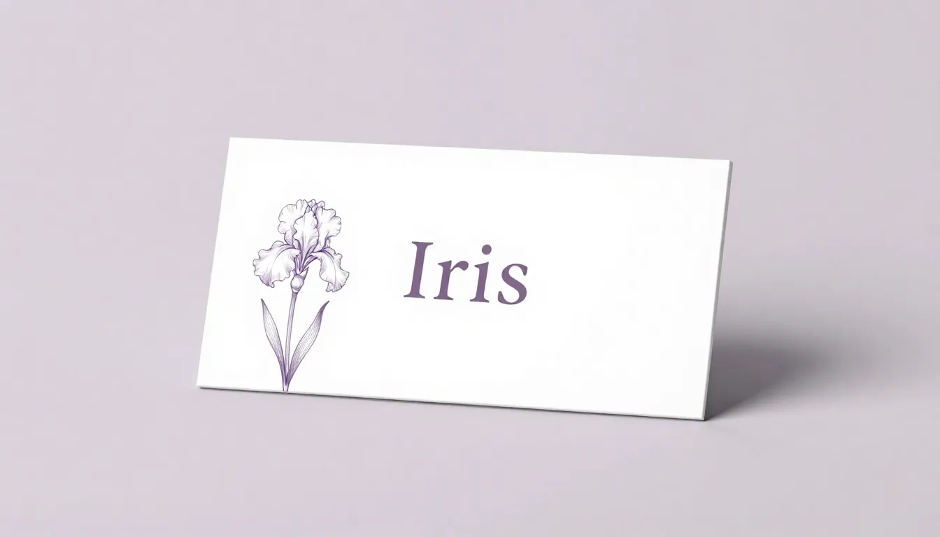 Minimalist and elegant business card design for a nail studi...