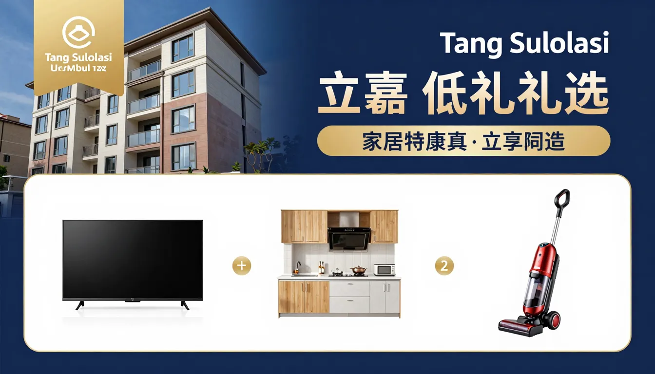A promotional poster for a real estate company named 'Tang S...