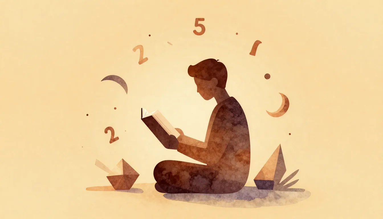 Watercolor style. Minimalist 3D composition with a silhouett...