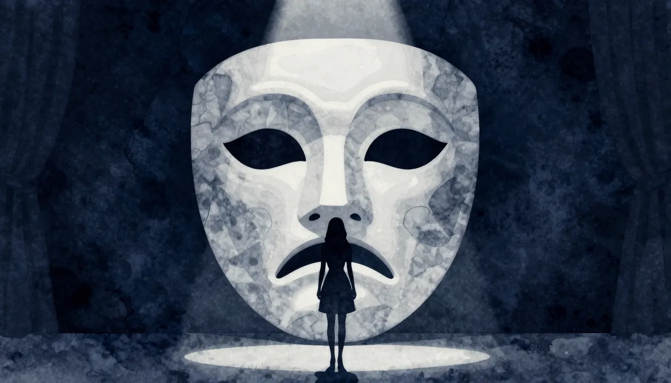 Watercolor style. Minimalist silhouette of a woman standing ...