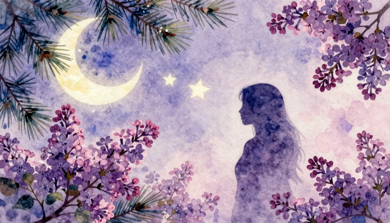 Vibrant watercolor style. Dreamy, whimsical, magical, secret...
