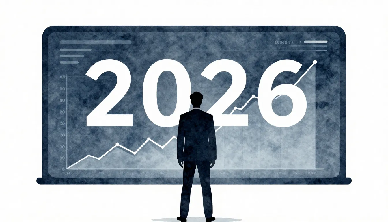 Watercolor style. A professional silhouette in a business su...