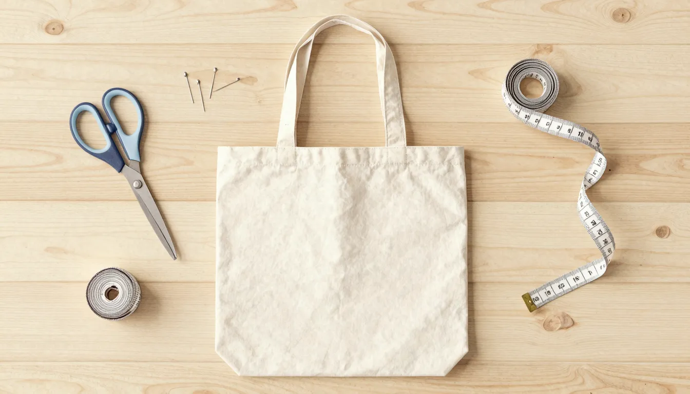 Watercolor style. Flat lay of a minimalist wooden table with...