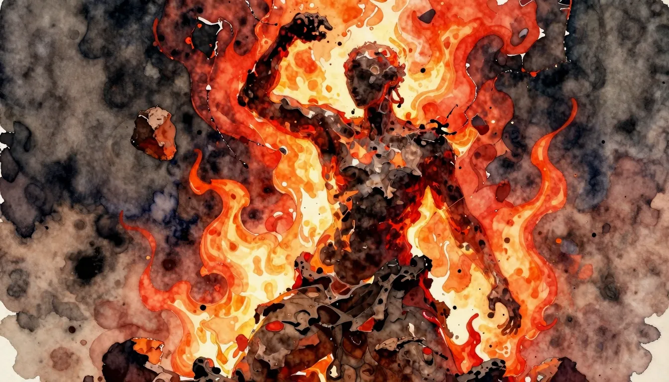 Vibrant watercolor style. Genre: Rock.

Prompt: Album cover ...