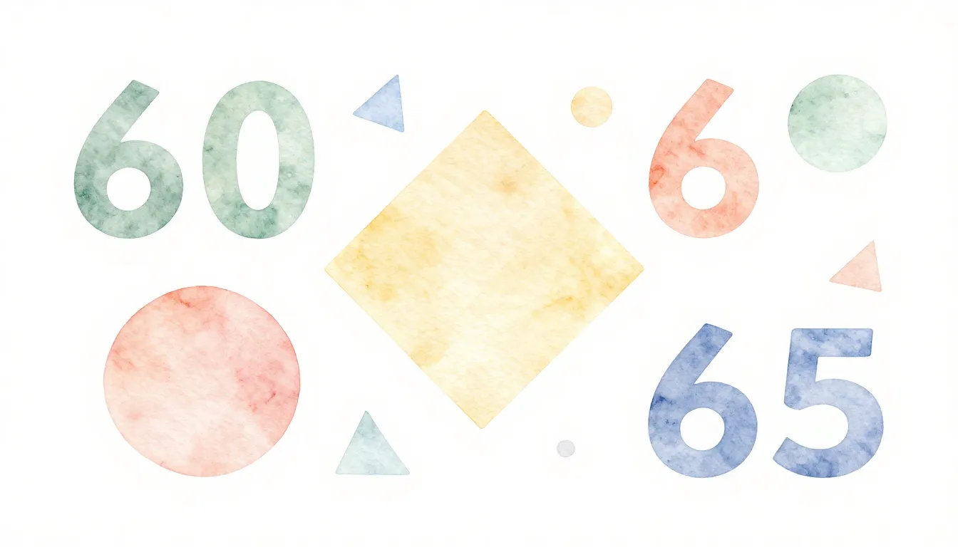 Watercolor style. Abstract composition of floating geometric...