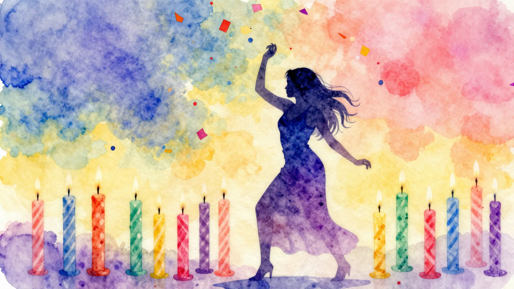 Vibrant watercolor style. Latin music album cover, vibrant, ...