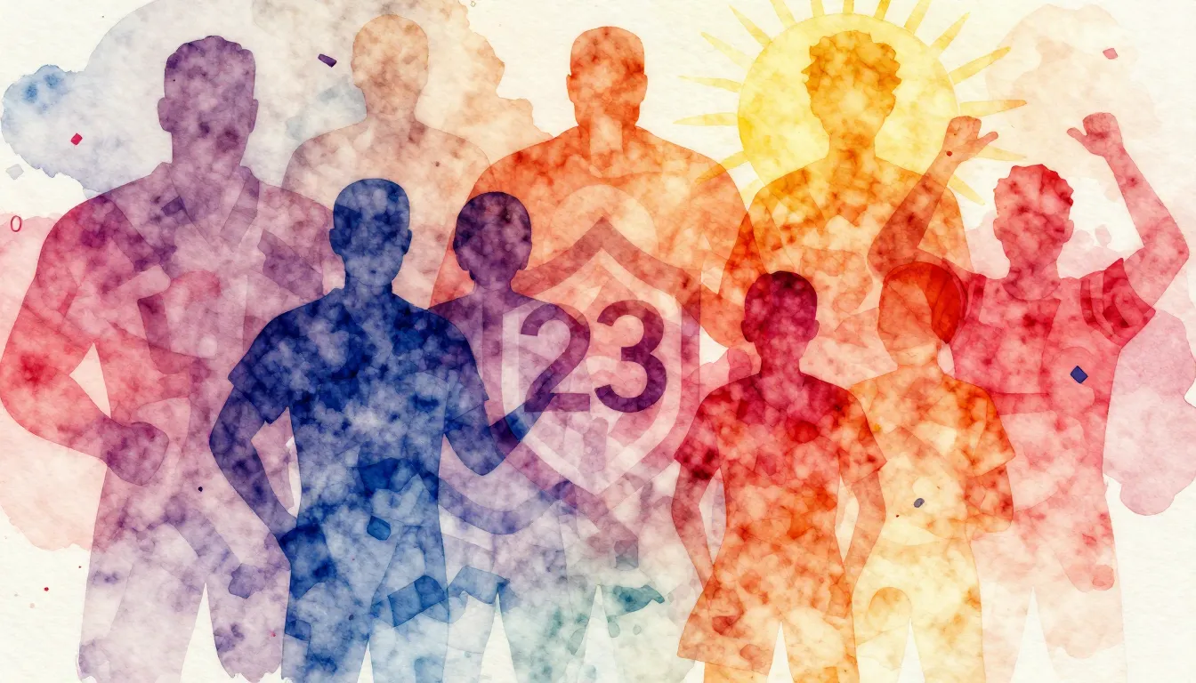 Vibrant watercolor style. A vibrant, celebratory album cover...