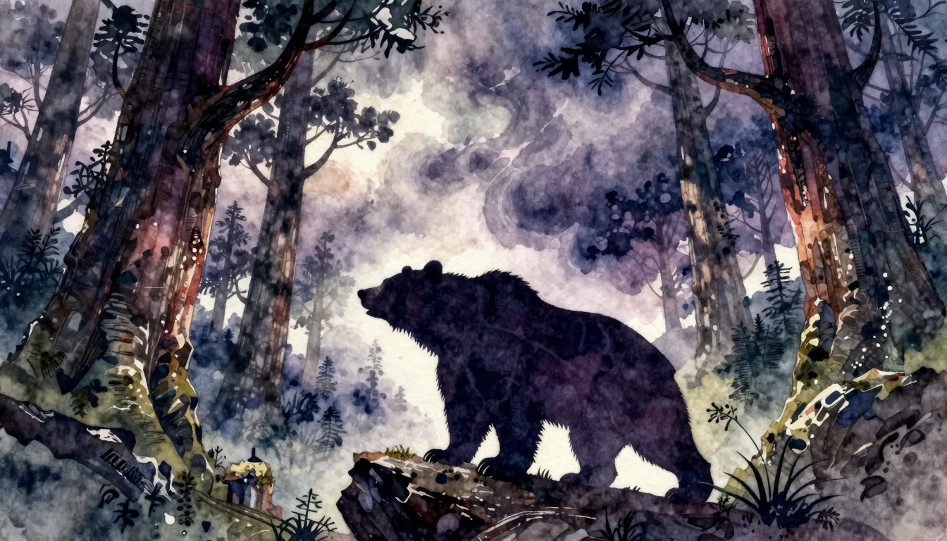Vibrant watercolor style. Epic power metal album cover. A ma...