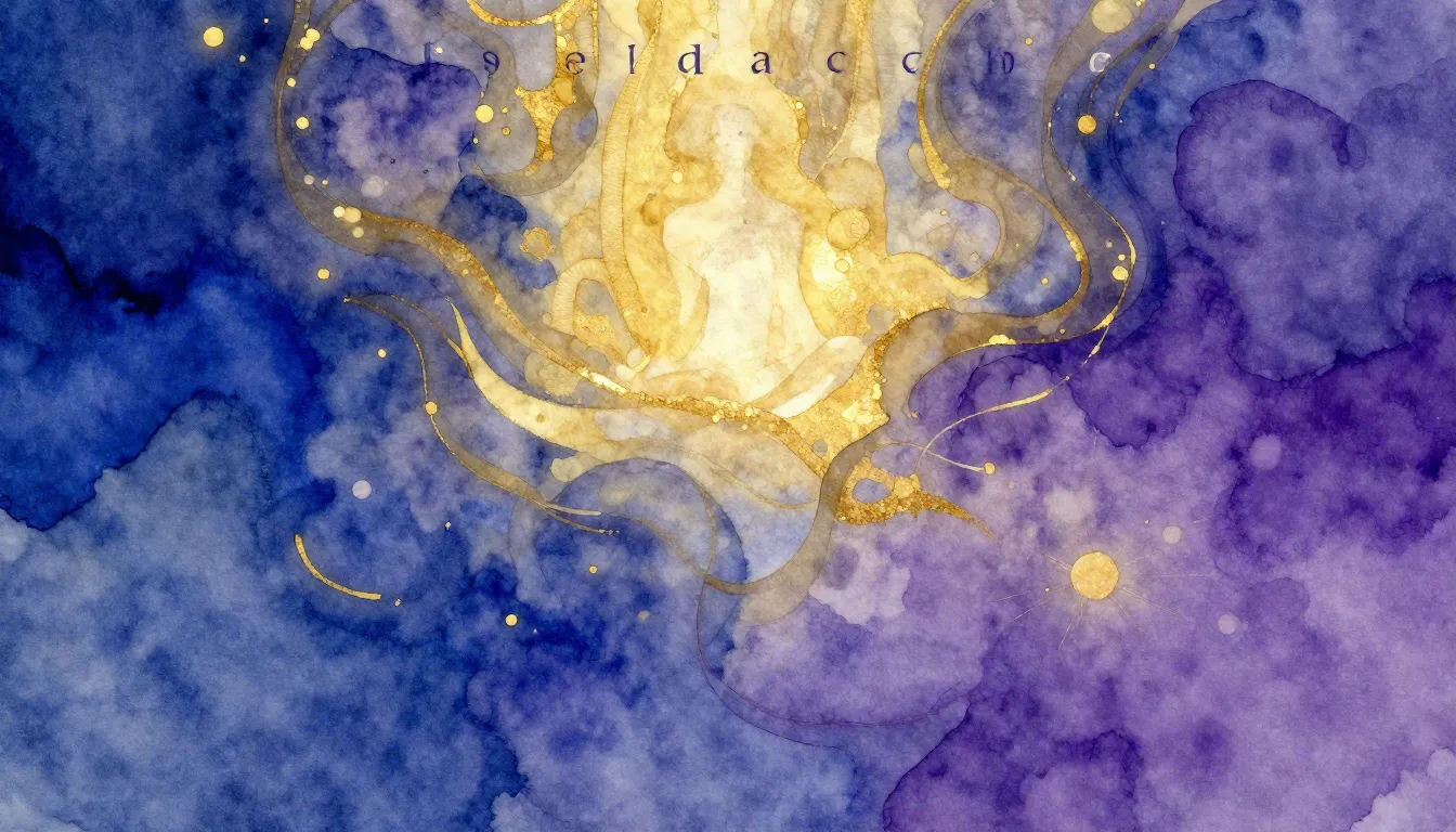 Vibrant watercolor style. Classical music album cover. Abstr...