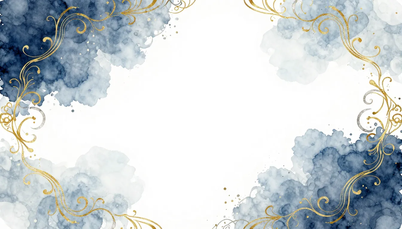 Watercolor style. Elegant wedding background in shades of na...