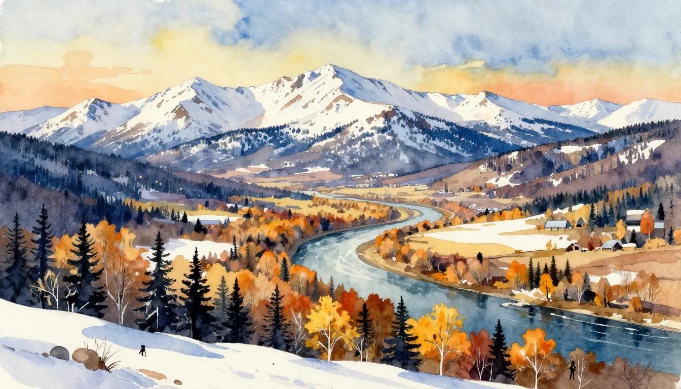 Vibrant watercolor style. Genre: Folk/Regional Anthem

Promp...