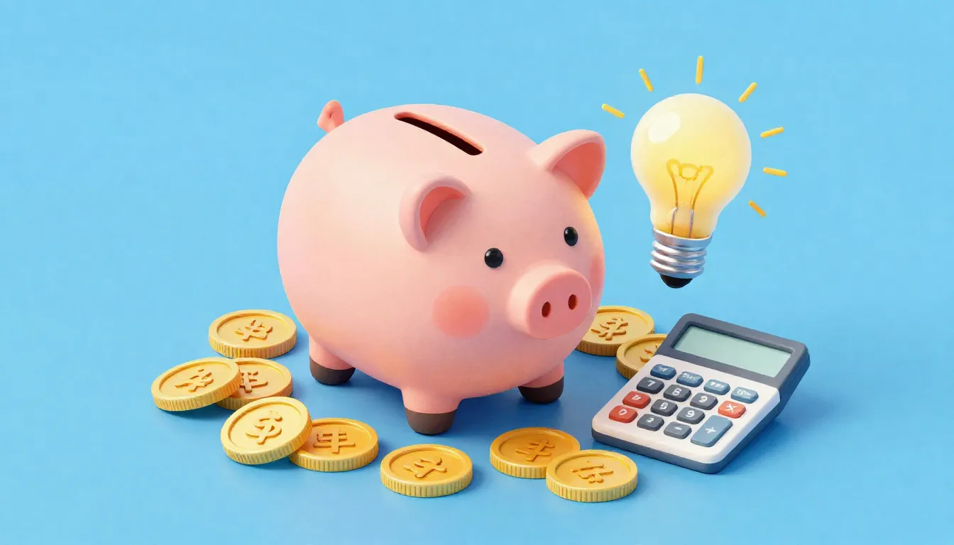 Watercolor style. 3D isometric illustration of a cute piggy ...