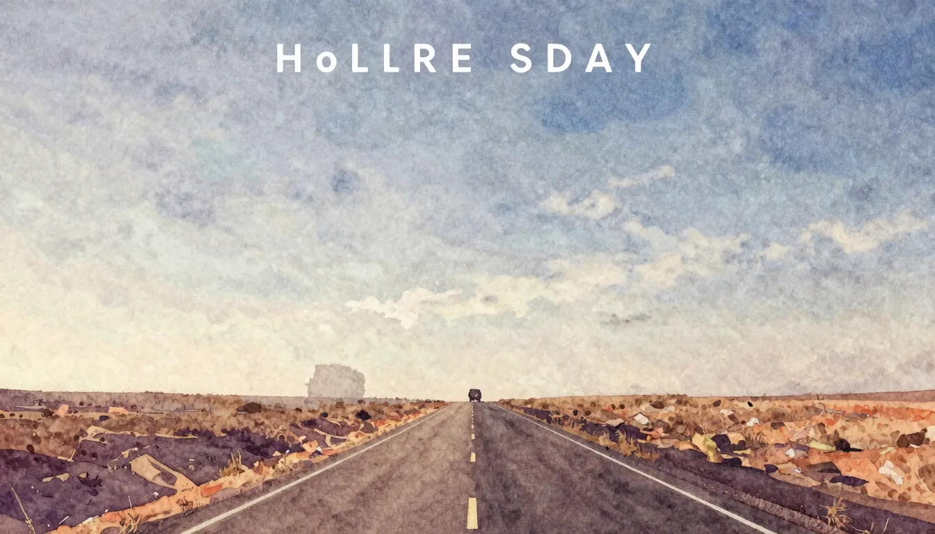 Vibrant watercolor style. A minimalist, atmospheric album co...